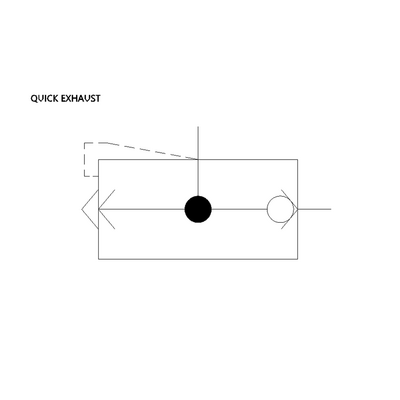 SEV37CN NUMATICS/AVENTICS QUICK EXHAUST VALVE<BR>3/8" NPT FEMALE UNION